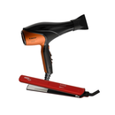 Taiff Unique Duo Orange Hair Dryer + Flat Iron Fox 3 Red 450ºF Taiff